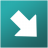 Arrow 2 Down Right Icon 48x48 png